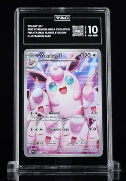 Pokemon (2025) Wigglytuff #105/094 Phantasmal Flames TAG GEM MINT 10! - Image 1