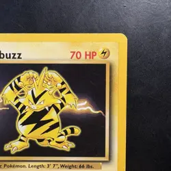 Pokemon Vintage Electabuzz 020/102 Base Set 1999 WotC Non-Holo Rare - Image 3