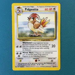 Pokemon Vintage Non-Holo Rare Pidgeotto 022/102 Base Set Wotc 1999 - Image 1