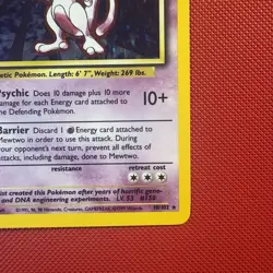 Pokemon Vintage Holo Mewtwo 010/102 Base Set Wotc 1999 - Image 4