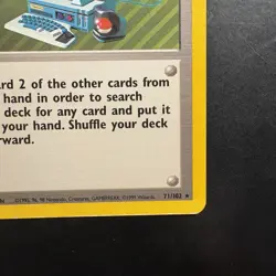 Vintage Pokemon TCG Computer Search 71/102 Base Set Unlimited Rare Wotc 1999 - Image 4