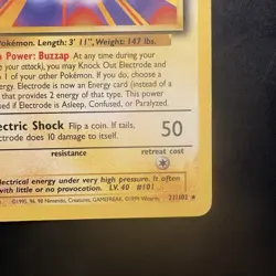 Pokemon Vintage Non-holo Rare Electrode Base Set 21/102 Wotc 1999 - Image 4