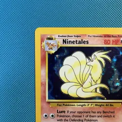Pokemon Vintage Holo Ninetales Base Set 12/102 WotC 1999 - Image 2