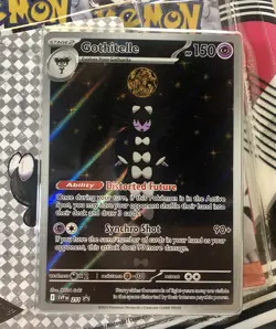 Pokemon TCG Scarlet & Violet White Flare Tech Sticker Collection Gothitelle NEW - Image 2
