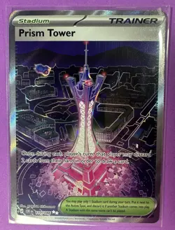 Prism Tower 111/086 - Chaos Rising Holo - Pokemon Card NM/M - Image 1