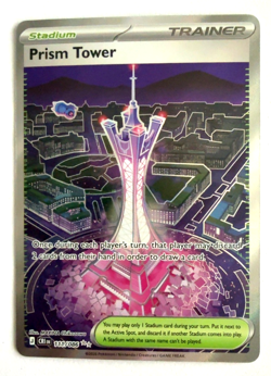 Prism Tower 111/086 Ultra Rare Chaos Rising Pokemon Holo NM - Image 1