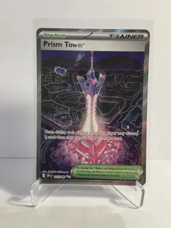 Prism Tower 111/086 - Ultra Rare - Full Art Chaos Rising - NM/M - Pokemon Card - Image 1