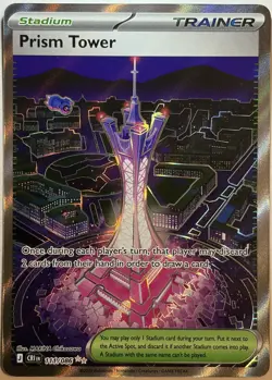 Prism Tower 111/086 - Ultra Rare - Pokemon Chaos Rising - NM - Image 1