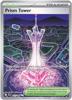 Prism Tower 111/086 - Ultra Rare - Pokemon Chaos Rising - NM - Image 1