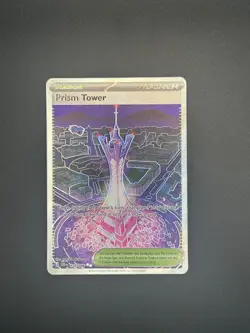 111/086 Prism Tower Ultra Rare - Pokemon: Chaos Rising 2026 - NM Condition - Image 1