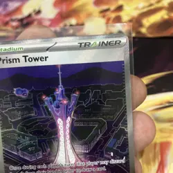 Prism Tower 111/086 Ultra Rare ME04: Chaos Rising Pokemon Holo Near Mint NM - Image 4