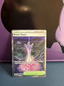 Prism Tower Ultra Rare 111/086 Pokemon Chaos Rising English NM - Image 1