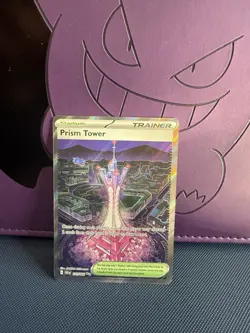 Prism Tower Ultra Rare 111/086 Pokemon Chaos Rising English NM - Image 1