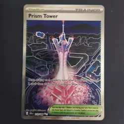 Prism Tower 111/086 Ultra Rare ME04: Chaos Rising Pokemon Holo NM/M - Image 1