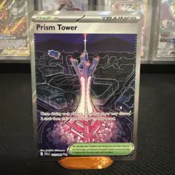 Prism Tower 111/086 Ultra Rare Chaos Rising NM/M Pokemon Card English Near Mint - Image 1