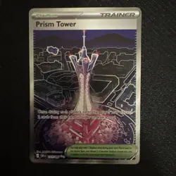 Prism Tower 111/086 Ultra Rare Chaos Rising NM/M Pokemon Card English Near Mint - Image 2