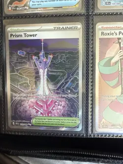 Pokemon TCG Prism Tower Full Art UR 111/086 Chaos Rising NM - Image 1