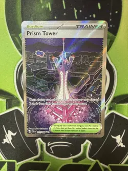 Pokemon TCG Prism Tower 111/086 Full Art Chaos Rising NM - Image 1