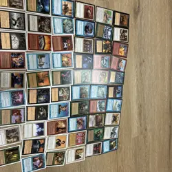 HUGE MTG Vintage Lot 59 Cards With Empty Card Box - Image 1