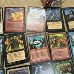HUGE MTG Vintage Lot 59 Cards With Empty Card Box - Image 4