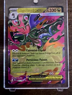 Pokemon TCG Mega Dragalge Ex 118/086 Special Illustration Rare Chaos Rising Mint - Image 1