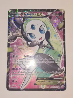 Meloetta EX (Full Art) RC25/RC25 Legendary Treasures: Radiant Collection Holo - Image 2