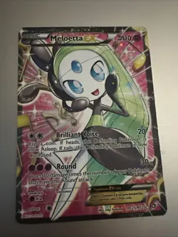 Meloetta EX (Full Art) RC25/RC25 Legendary Treasures: Radiant Collection Holo - Image 1