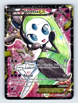 Meloetta EX (Full Art) Holo Legendary Treasures: Radiant Collection RC25/RC25 NM - Image 1