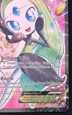 Meloetta EX (Full Art) RC25/RC25 Legendary Treasures: Radiant Collection Holo - Image 4