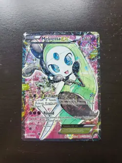 Meloetta EX (Full Art) RC25/RC25 Legendary Treasures: Radiant Collection Holo - Image 1