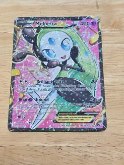 Meloetta EX (Full Art) RC25/RC25 Legendary Treasures: Radiant Collection Holo - Image 1