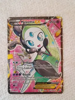Meloetta EX (Full Art) RC25/RC25 Legendary Treasures: Radiant Collection Holo - Image 1