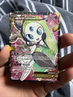 Meloetta EX (Full Art) Rc25/Rc25 Legendary Treasures: Radiant Collection Holo - Image 1