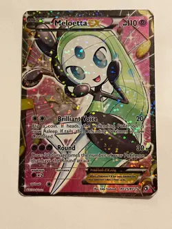 Meloetta ex RC25 Legendary Treasures: Radiant Collection Full Art Holo-Foil HP - Image 1