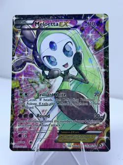 Meloetta EX (Full Art) RC25/RC25 Legendary Treasures: Radiant Collection Holo - Image 1
