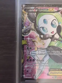 Meloetta EX (Full Art) RC25/RC25 Legendary Treasures: Radiant Collection Holo - Image 2