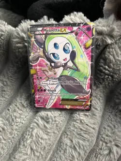 Meloetta EX (Full Art) RC25/RC25 Legendary Treasures: Radiant Collection Holo - Image 1