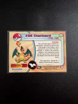 Pokemon Tops Card Lot Charizard 06 Pikachus Vacation 44 Brock TV4 & Jesse HV2 - Image 3
