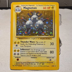 Wizards of the Coast Magneton 9/102 Base Set Holo Rare 1999 EN 60HP - Image 1