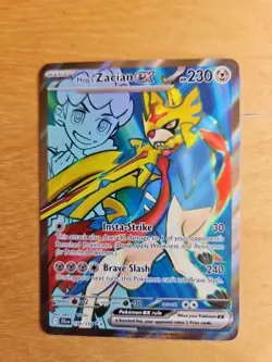 Pokemon TCG Hop's Zacian ex 176/159 Journey Together Full Art - Image 1