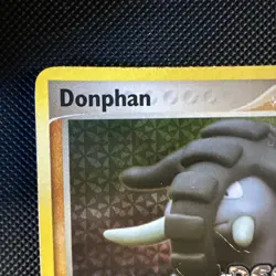2005 Pokemon EX Deoxys 30/107 Donphan Reverse Holo MP Rare Vintage Card STAMPED - Image 2