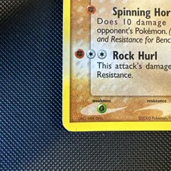 2005 Pokemon EX Deoxys 30/107 Donphan Reverse Holo MP Rare Vintage Card STAMPED - Image 5