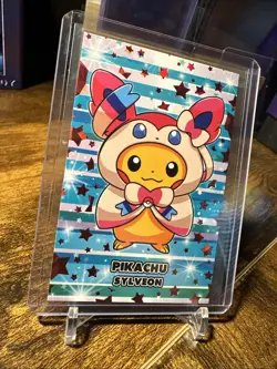Pokemon Card Database Attacks 2 Pikachu Sylveon Red Ice Holo - Image 3