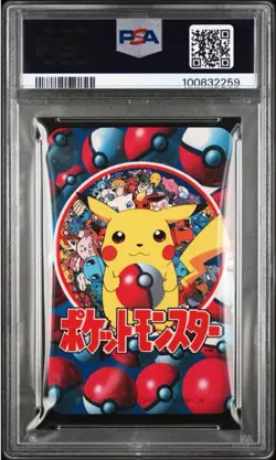 PSA10 1998 POKEMON TELEVI-KUN MAGAZINE PLAYING CARDS ACE OF DIAMONDS PIKACHU - Image 2