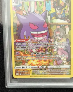 PSA 9 Gengar TG06/TG30 Pokemon Sword Shield Lost Origin Trainer Gallery Full Art - Image 4