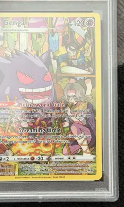 PSA 9 Gengar TG06/TG30 Pokemon Sword Shield Lost Origin Trainer Gallery Full Art - Image 5