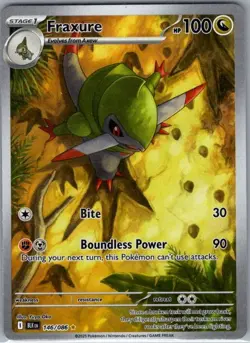 Fraxure 146/086 SV: Black Bolt - Pokemon Card - NM - Image 1