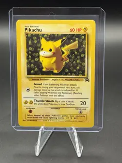 Pokemon TCG Wizards Of The Coast Pikachu Black Star Promo #1 See Pics - Image 3