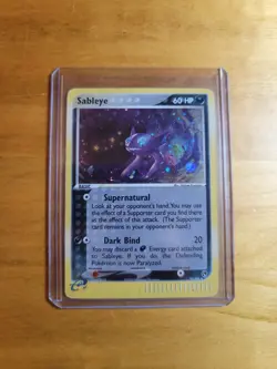 Sableye 10/100 Sandstorm Holo Rare MP Vintage 2003 Pokemon TCG Card - Image 3