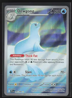Dewgong 097/094 Illustration Rare Phantasmal Flames Pokemon Holo Lightly Played - Image 1